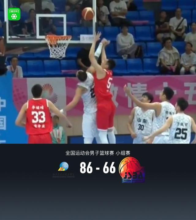 山东男篮86-66江苏晋级八强，李祥波19分，王岚嵚15+5