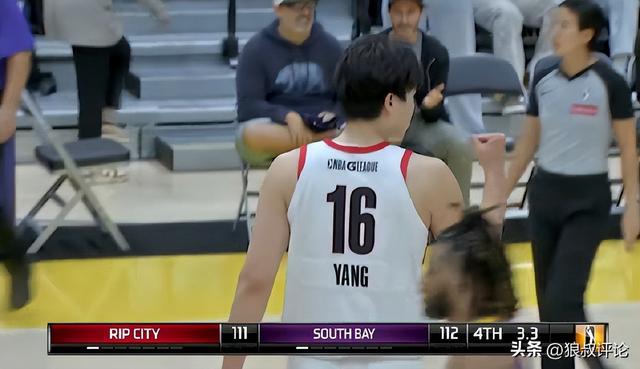 青島記者：楊瀚森首場適應G聯(lián)賽后 第二場就展現(xiàn)出很強的個人能力