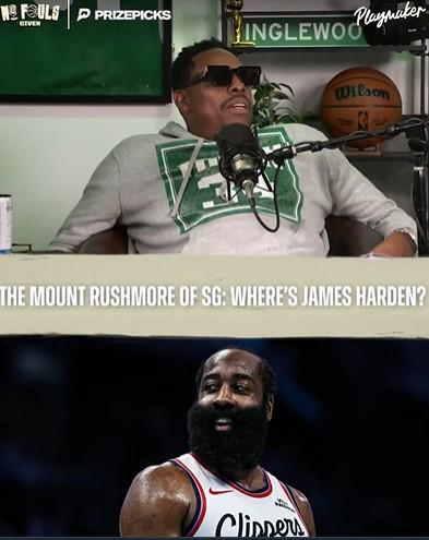 皮尔斯:我把艾弗森排在哈登之上,前者曾有改变规则的存在感