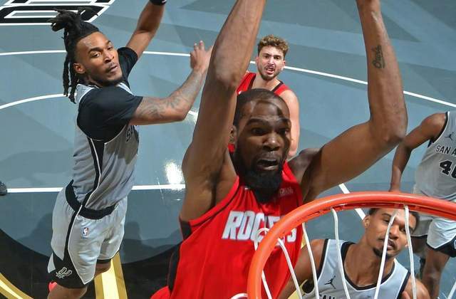 谢泼德第6人,火箭首发5将锋线竞争 杜兰特破包夹 双塔限制字母哥