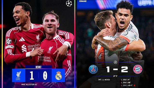 拜仁16連勝！歐冠2-1干翻巴黎！已成絕對克星，利物浦1-0戰(zhàn)勝皇馬