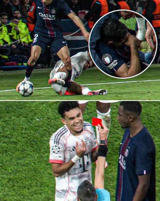 亢奋过头？拜仁7500万新援双响后剪刀脚染红！致巴黎巨星重伤痛哭