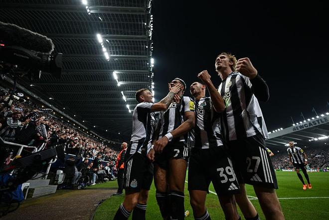 欧冠比英超还好踢？纽卡本赛季欧冠进球数与英超持平