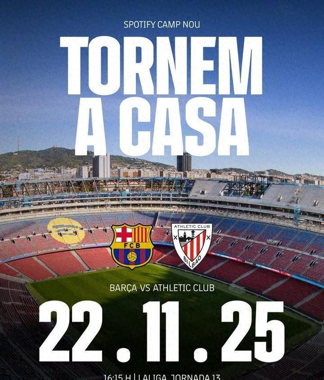 915天之后，巴萨终于宣布正式回归诺坎普