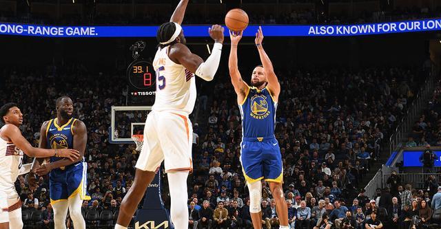 庫里28分布克空砍38分 勇士主場(chǎng)輕取太陽