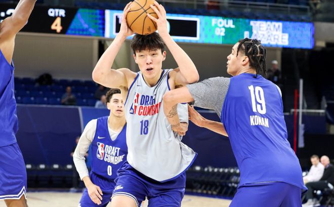 杨瀚森完成第二队单独试训!表现非常不错 返回洛城休整后再出发