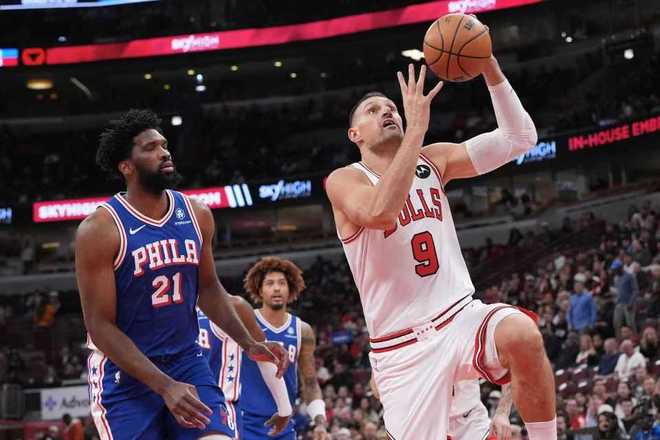 武切準(zhǔn)絕殺公牛逆轉(zhuǎn)76人升東部第一 馬克西39分吉迪連場(chǎng)三雙...