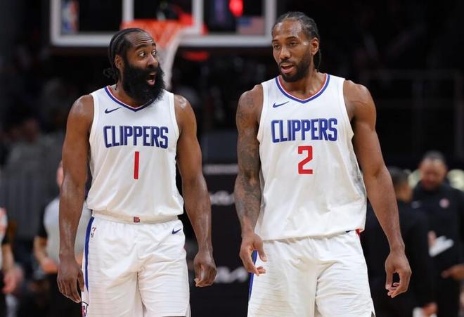 此前僅勝一場(chǎng)，快船官方：哈登和倫納德將缺席客戰(zhàn)太陽(yáng)的比賽