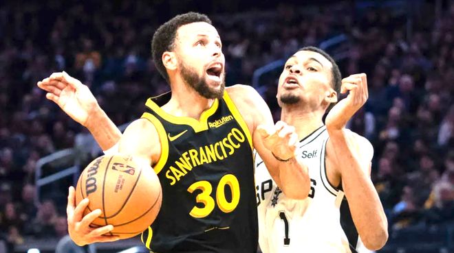 2戰(zhàn)合砍91分！庫(kù)里狂砍49+4+2，雙殺馬刺！一戰(zhàn)他創(chuàng)兩大歷史記錄