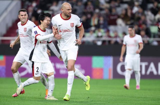 【亞冠】費利佩梅開二度 蓉城客場2比2神戶勝利船