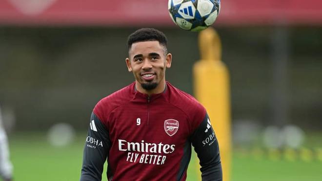 官方：熱蘇斯進入阿森納歐冠A名單，頂替受傷的小將道曼