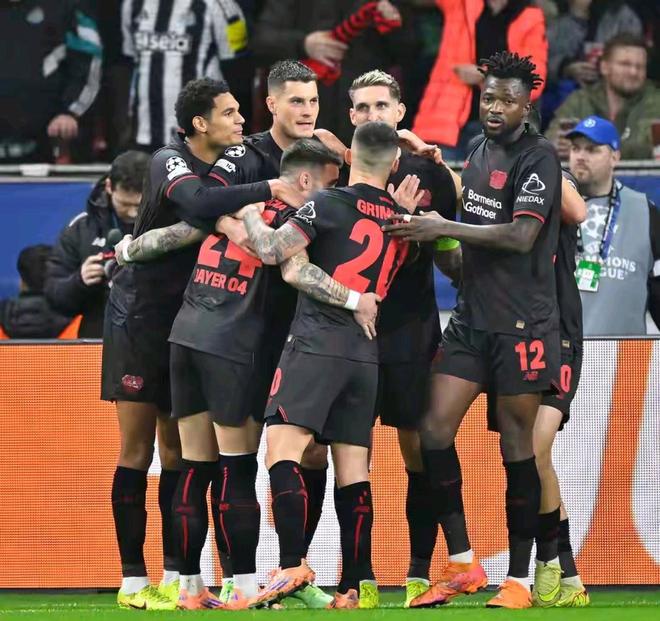 歐洲冠軍聯(lián)賽第6輪勒沃庫森2-2紐卡斯爾聯(lián)