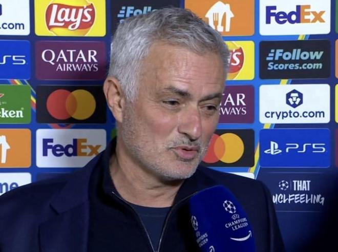 穆里尼奧：這是美妙的夜晚，我們掌控了比賽理應戰勝那不勒斯