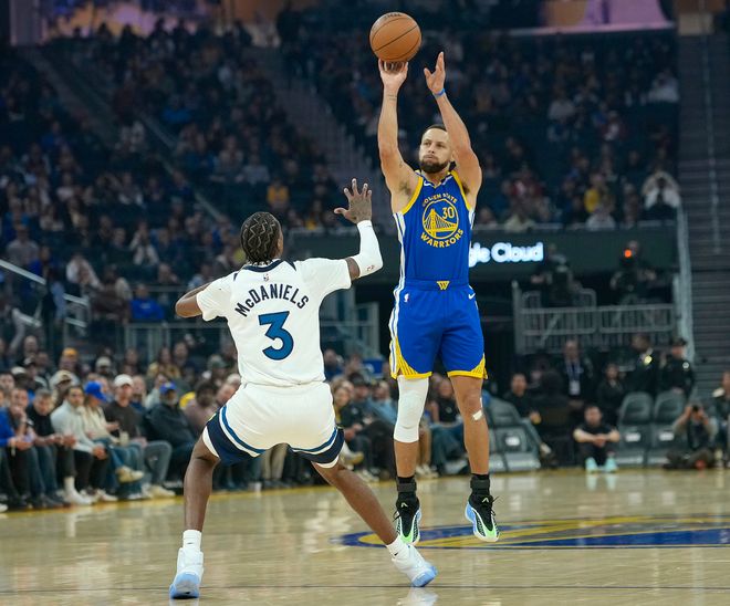 库里复出空砍39分末节14分！勇士惜败无华子森林狼 戈贝尔24+14