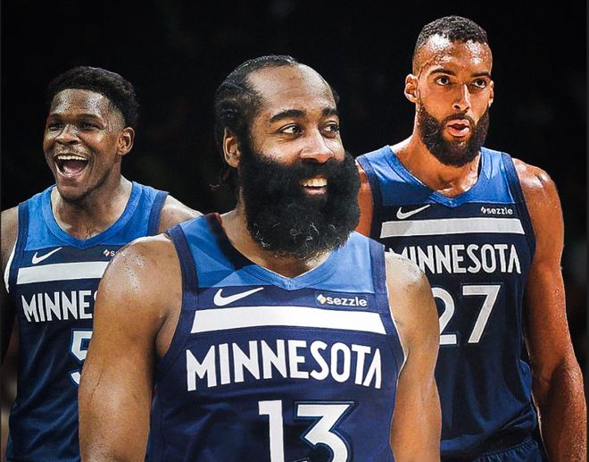 哈登去森林狼是最優(yōu)選擇？美媒列三方交易方案：聯(lián)手愛德華茲沖冠