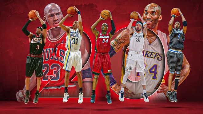 美媒评NBA历史20大分卫：乔丹居首科比第2 哈登第5麦迪第12
