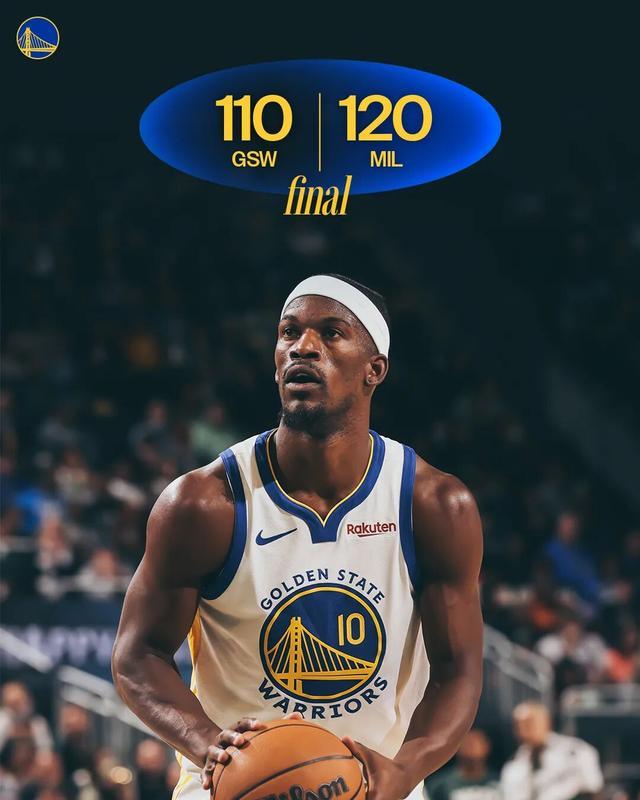 NBA | 勇士旧将罗林斯生涯新高32分,库里空砍27+6+4,勇士110比120不敌雄鹿