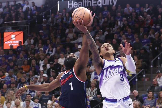 恥辱崩盤(pán)！快船落后魚(yú)腩31分：哈登13+6苦苦支撐，萊昂納德4中1