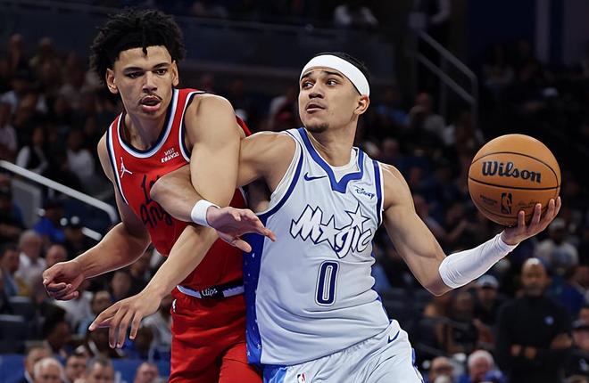 面对快船打出全能型表现！魔术后场新星的进步幅度相当惊人？