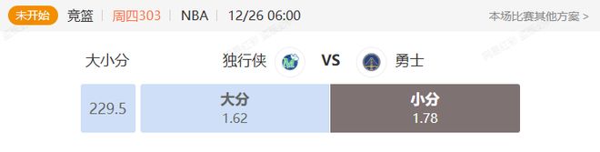 獨(dú)行俠vs勇士：上一場(chǎng)獲勝的兩隊(duì)相遇 這么來(lái)或許最合適