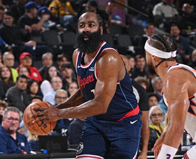 大勝！哈登30+7+7，倫納德27+5，快船要這么打，新賽季真沒懸念了