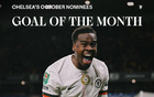切爾西10月最佳進球候選：吉滕斯凌空斬、凱塞多世界波在列