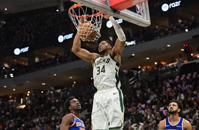 雄鹿逆轉(zhuǎn)尼克斯，字母哥五項(xiàng)數(shù)據(jù)創(chuàng)新高，三分投射超越庫里