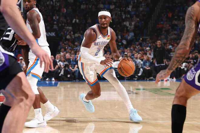 聯(lián)盟第一！亞歷山大31+9雷霆逆轉(zhuǎn)國王 威少加盟首次首發(fā)16+9