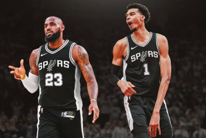 詹姆斯+文班能统治联盟！美媒建议马刺大交易：4换2得到老詹父子