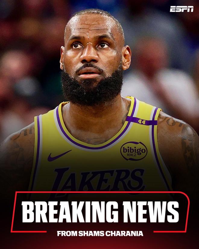 Shams：詹姆斯確認今日復(fù)出，將上演生涯第23個賽季的首秀