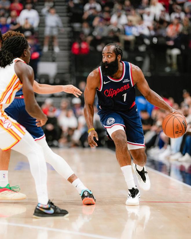 哈登35+10+11+末节19分刷爆纪录，快船5连败！克雷伊奇28+8记3分