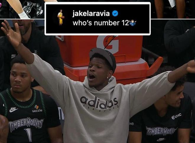 回應愛德華茲!拉拉維亞發文:誰是12號呢?并配上攤手表情