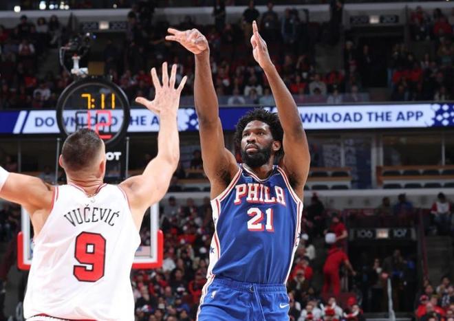 重排现役四大中锋，恩比德落选，浓眉仅第3，榜首无悬念