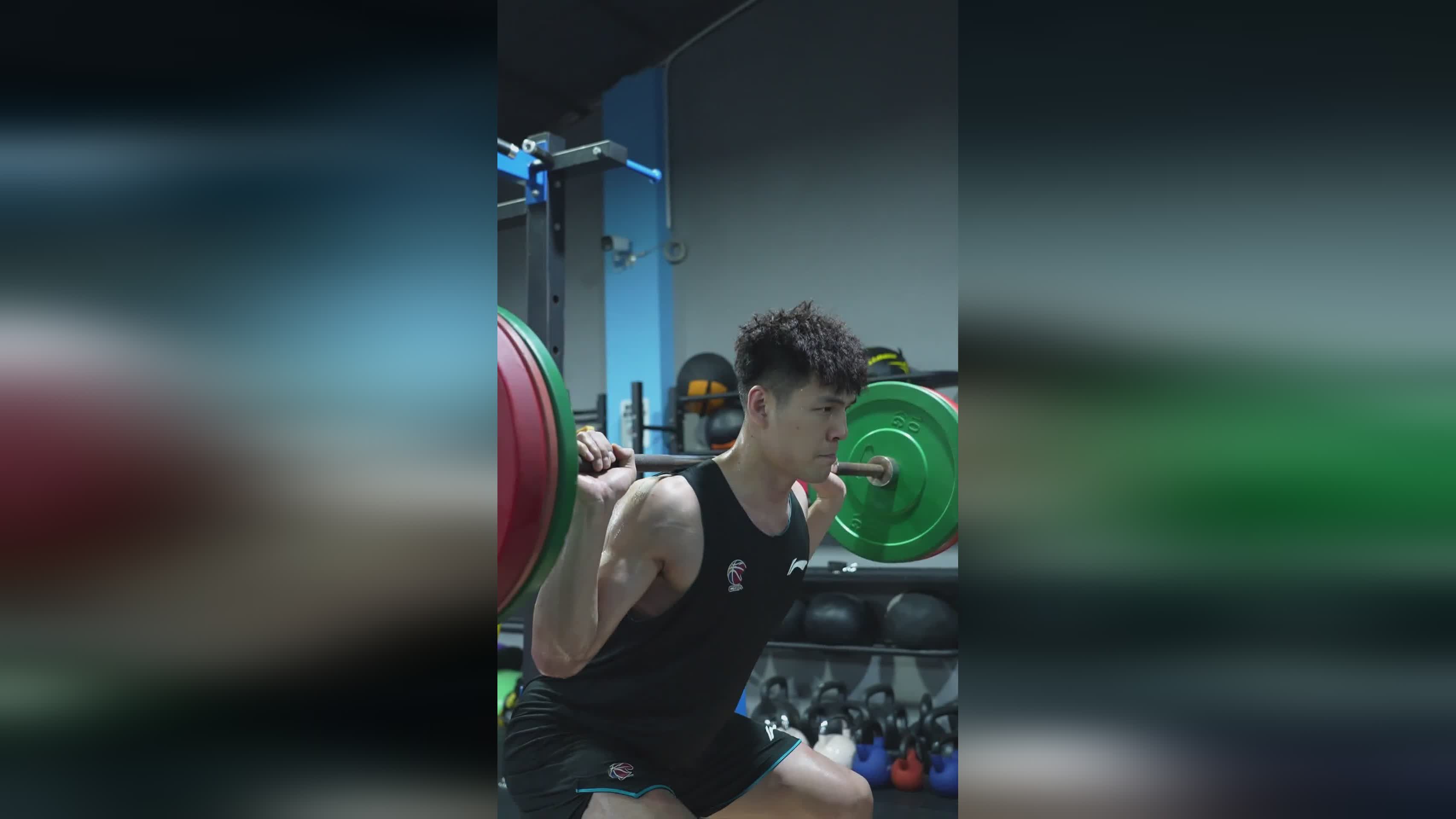 夏训开始！陈国豪更新社媒晒训练视频 上赛季场均6.6分2.7板
