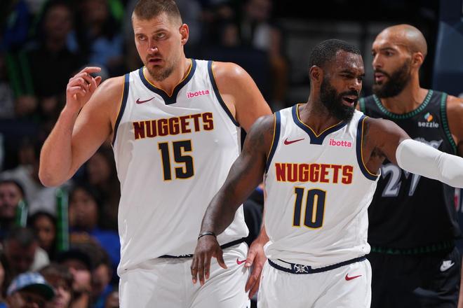 约基奇大3双创NBA历史第2神迹,掘金2连胜!穆雷43+6单节23分暴走