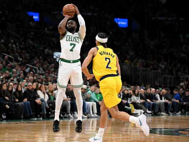 布朗31+9綠軍20分逆轉步行者鞏固東部第三 西卡25+6懷特19分