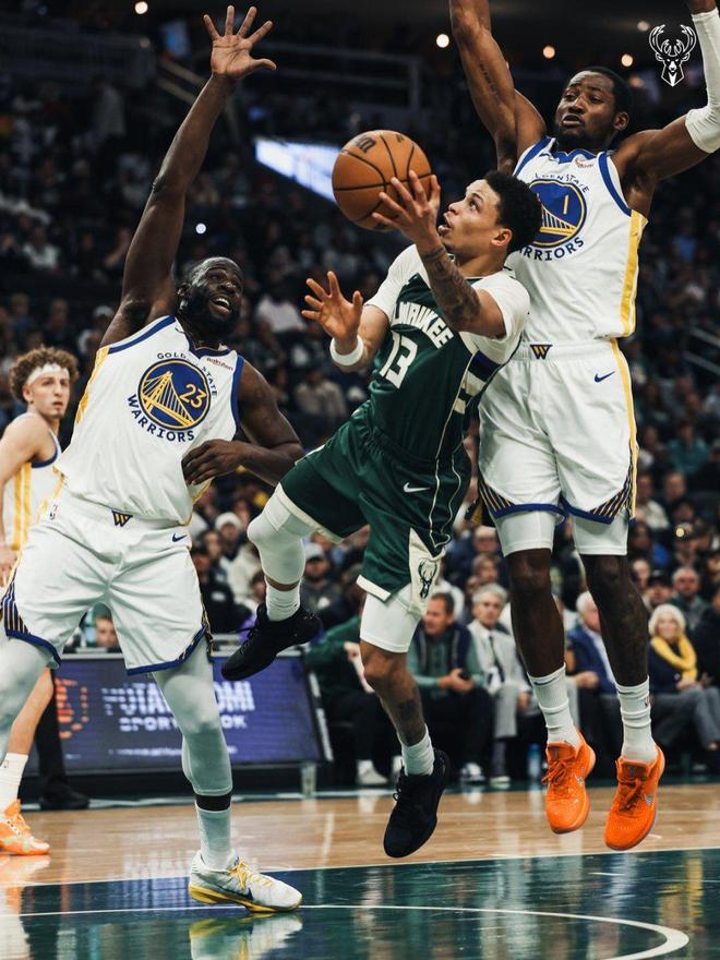 120-110!庫裏27分難救主,字母哥缺陣,雄鹿8人上雙擊退勇士