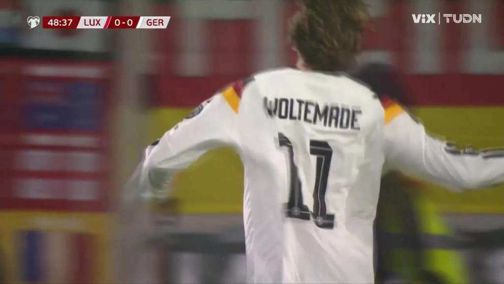 德国打破僵局!萨内传中送助攻,沃尔特马德铲射破门! 德国打破僵局!萨内传中送助攻,沃尔特马德铲射破门!