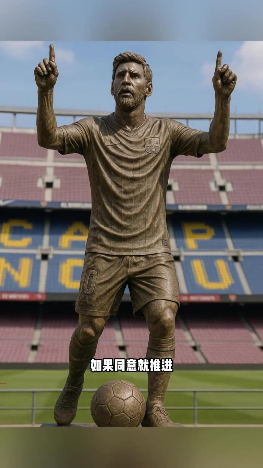 会是哪个瞬间?拉波尔塔称讨论在诺坎普为梅西立雕像 会是哪个瞬间?拉波尔塔称讨论在诺坎普为梅西立雕像