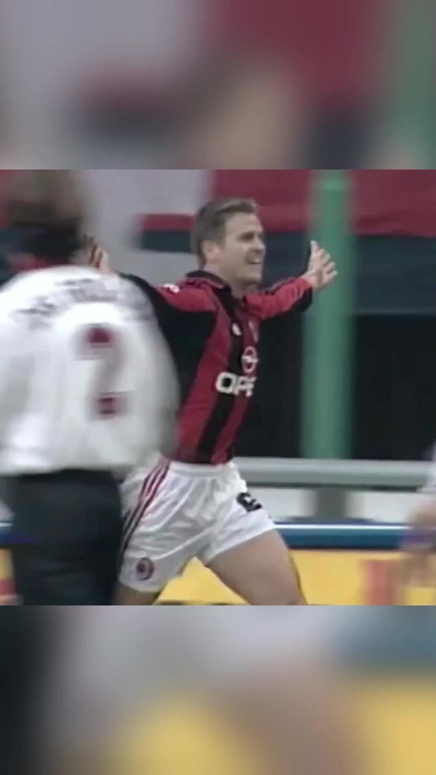 空霸比埃爾霍夫！頭球可以頂出弧線，98-99賽季米蘭奪冠功臣！