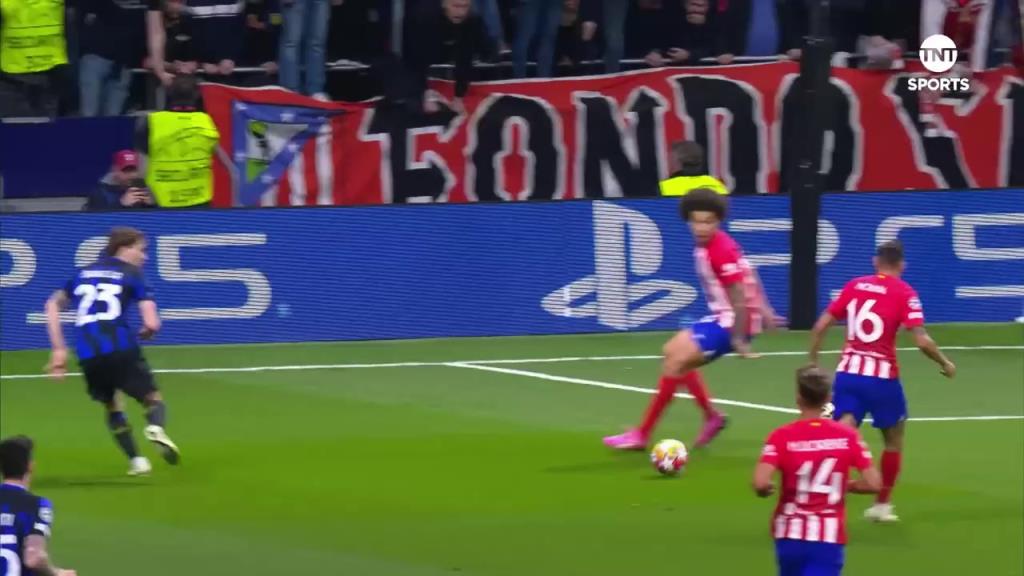 两队进攻大战！23-24赛季马竞2-1国米，马竞点球3-2淘汰国米进8强