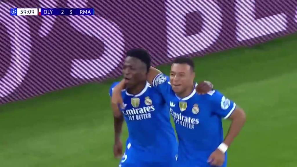 姆總無(wú)敵了！姆巴佩破門(mén)上演大四喜！維尼修斯戲耍過(guò)人助攻！