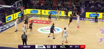 頂住壓力！中國男籃末節30-18淨勝新西蘭12分