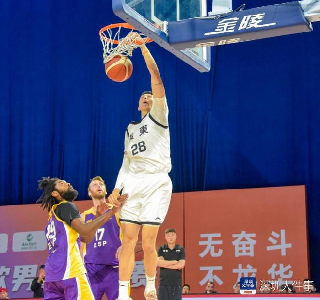 广东全运男篮备战全运会热身赛 广东队胜出