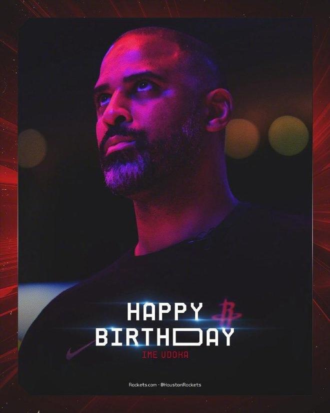 真摯的祝福！火箭主帥烏度卡48歲生日快樂