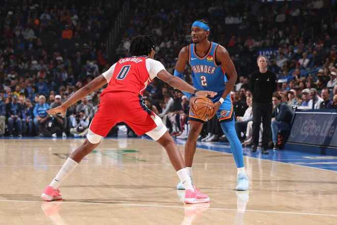 联盟第一！雷霆大胜奇才豪取6连胜 亚历山大三节31+7