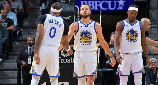 惨败雷霆后库里46分擎天 勇士逆转马刺强势回暖