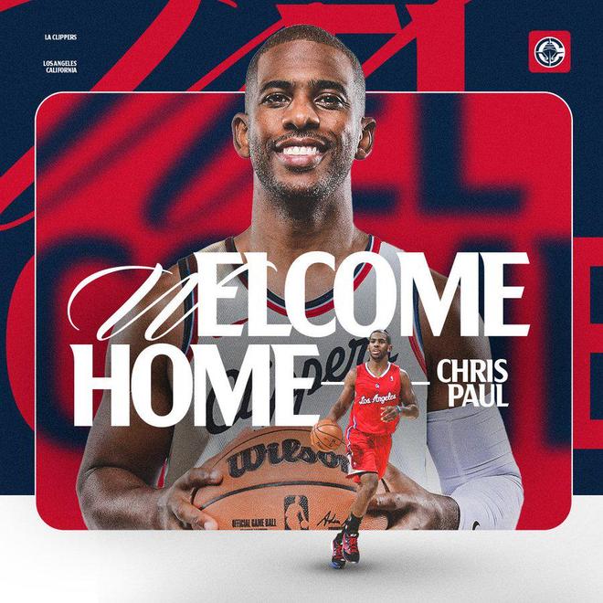 保罗：我在快船的角色与我过去20年在NBA的角色不同，会给队友做好榜样
