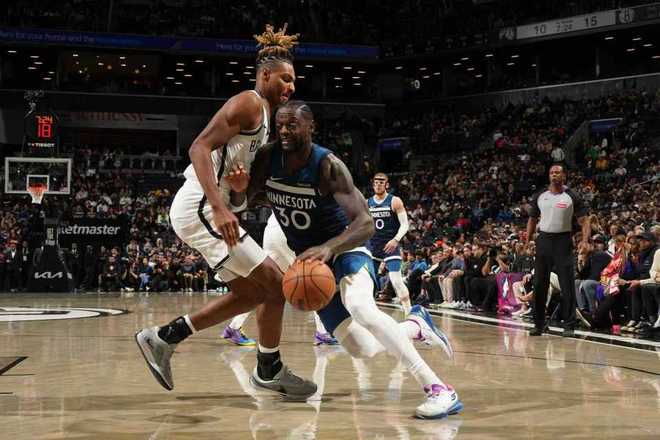 蘭德爾賽季首次三雙！森林狼3人20+大勝 送籃網(wǎng)7戰(zhàn)全敗聯(lián)盟墊底