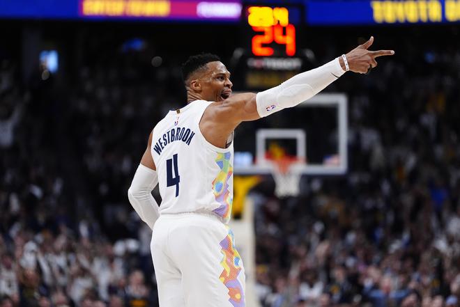 威少NBA生涯第750场20+ 控卫球员第三人 比肩库里和大O